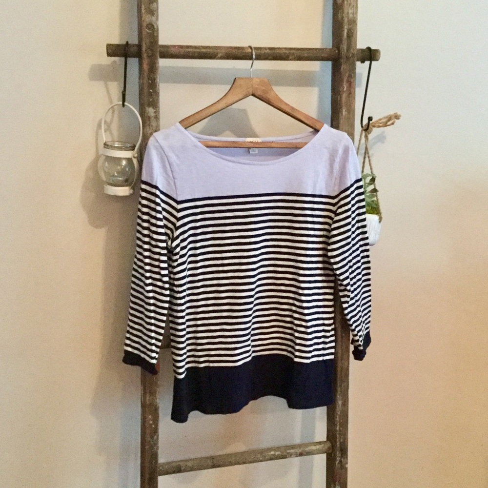 JCrew 3/4 Length Sleeve Shirt